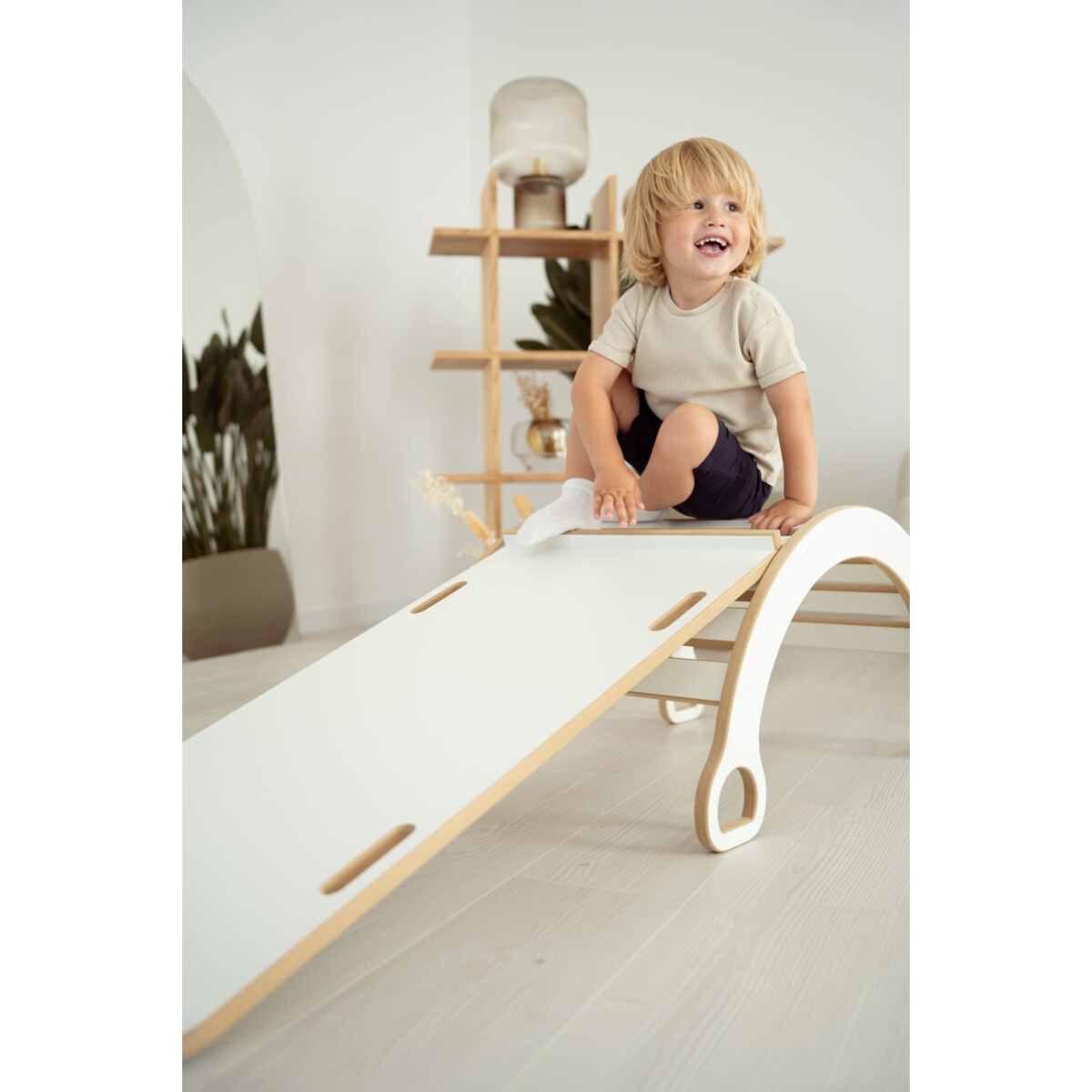 MAŁY bujak montessori + MAŁA zjeżdżalnia CHMURKI