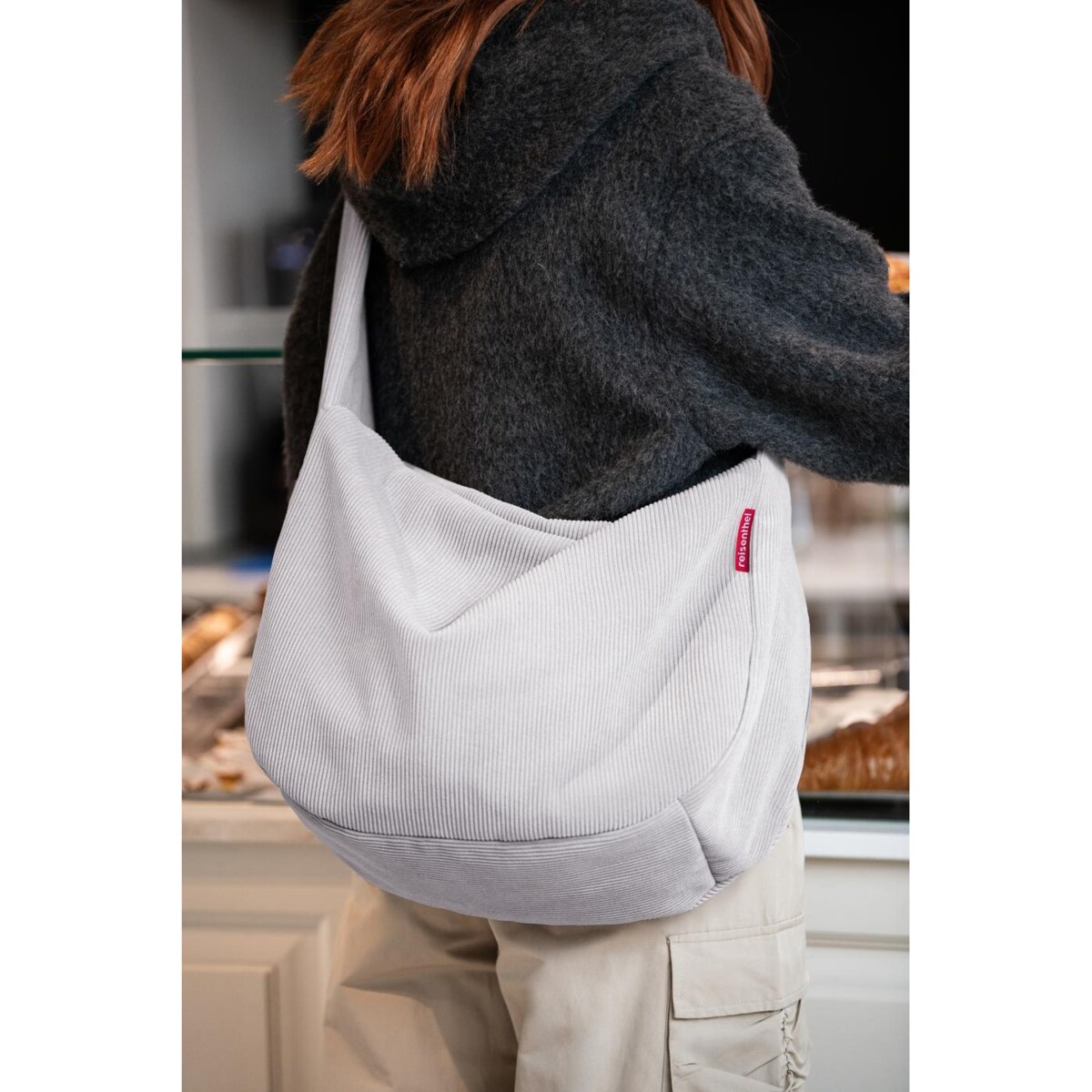 Torba MOONBAG, cord grey
