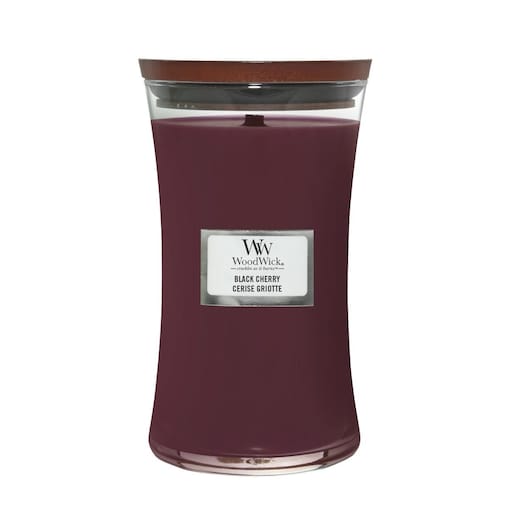 WoodWick świeca duża BLACK CHERRY