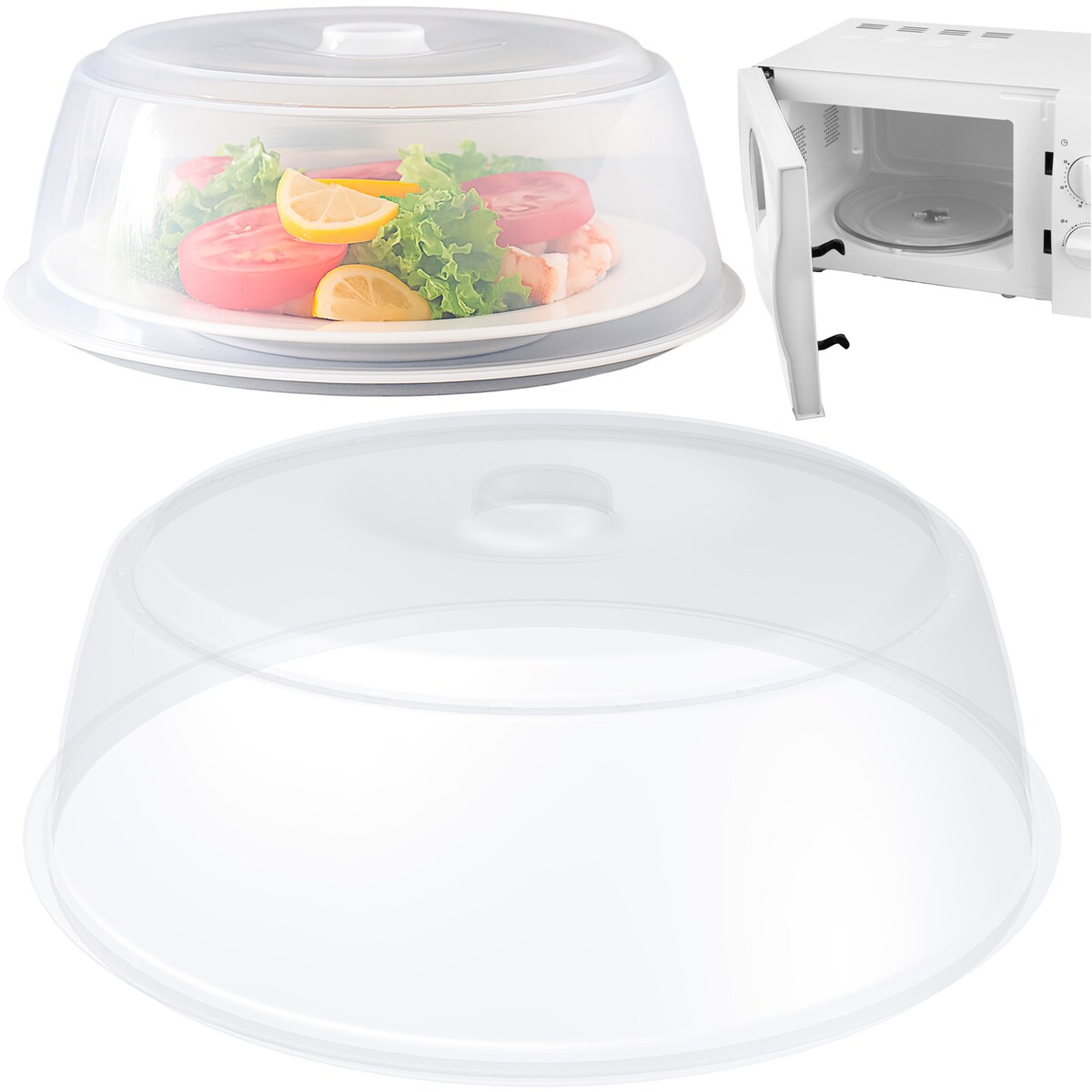 Pokrywa Do Mikrofalówki Przykrywka Do Odgrzewania Jedzenia 24,5Cm