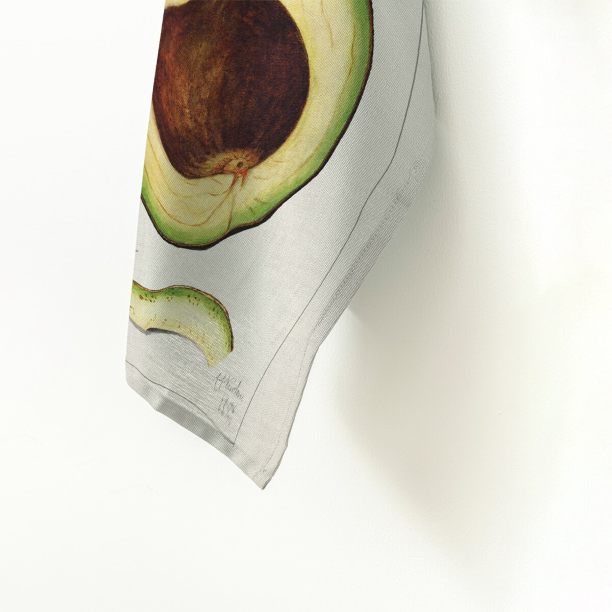 ścierka kuchenna lniana - awokado 50x70 cm
