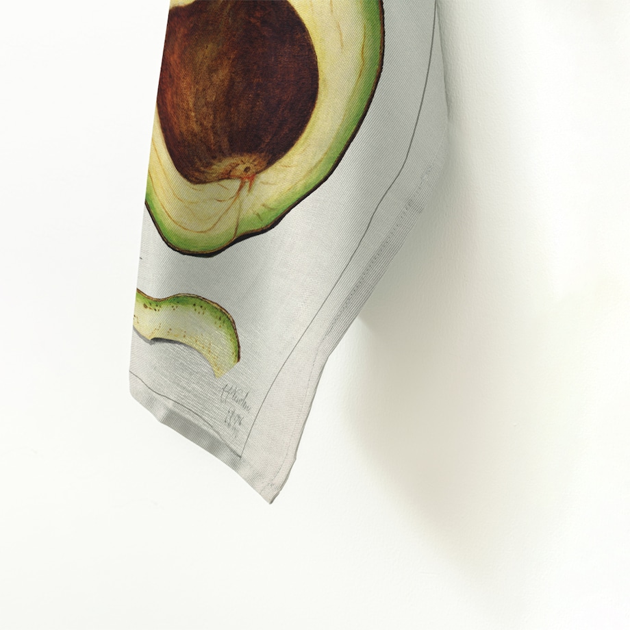ścierka kuchenna lniana - awokado 50x70 cm