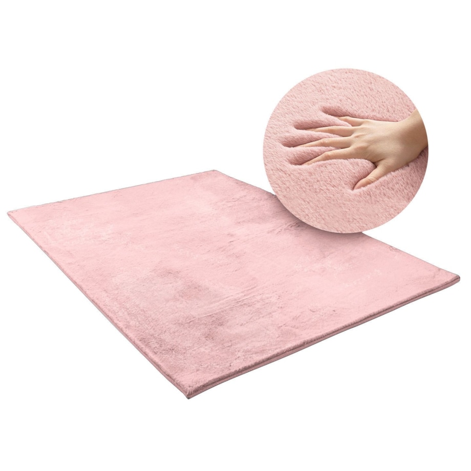 DYWAN RABBIT PUDROWY RÓŻ 100x150