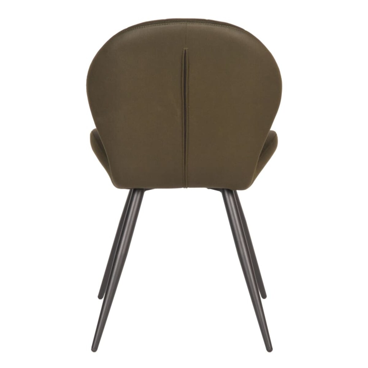 LABEL51 Krzesła stołowe Sil, 2 szt., 51x64x87 cm, zielone, mikrofibra