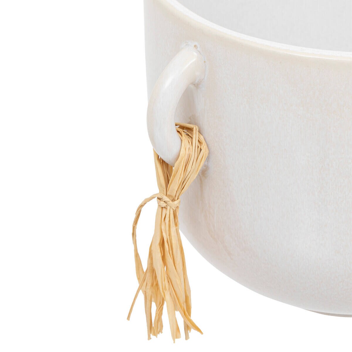 Ceramiczna doniczka z ozdobnym chwostem, Ø 14 cm