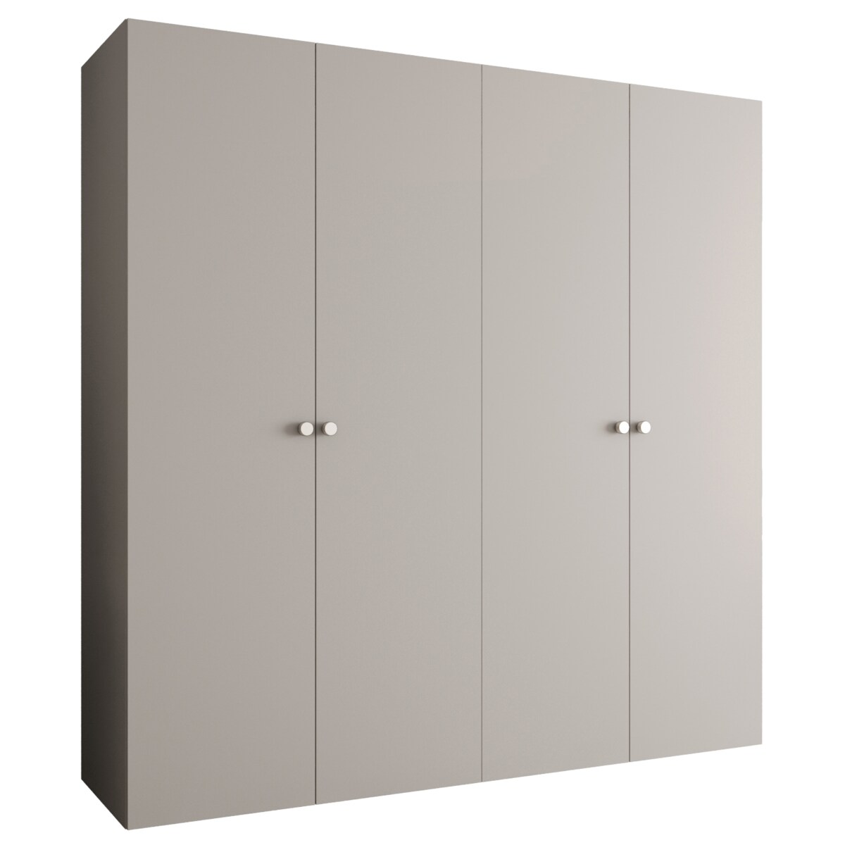 Szafa uchylna otwierana PARMA 1 200 wys. 202 cm Kaszmir + u. Srebrny