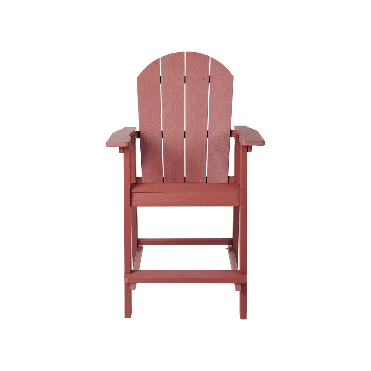 Zestaw mebli balkonowych Materiał syntetyczny Czerwony ADIRONDACK