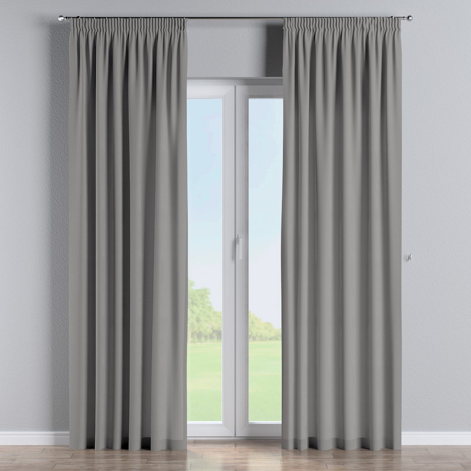 Zasłona na taśmie marszczącej 1 szt. 130x245 szary