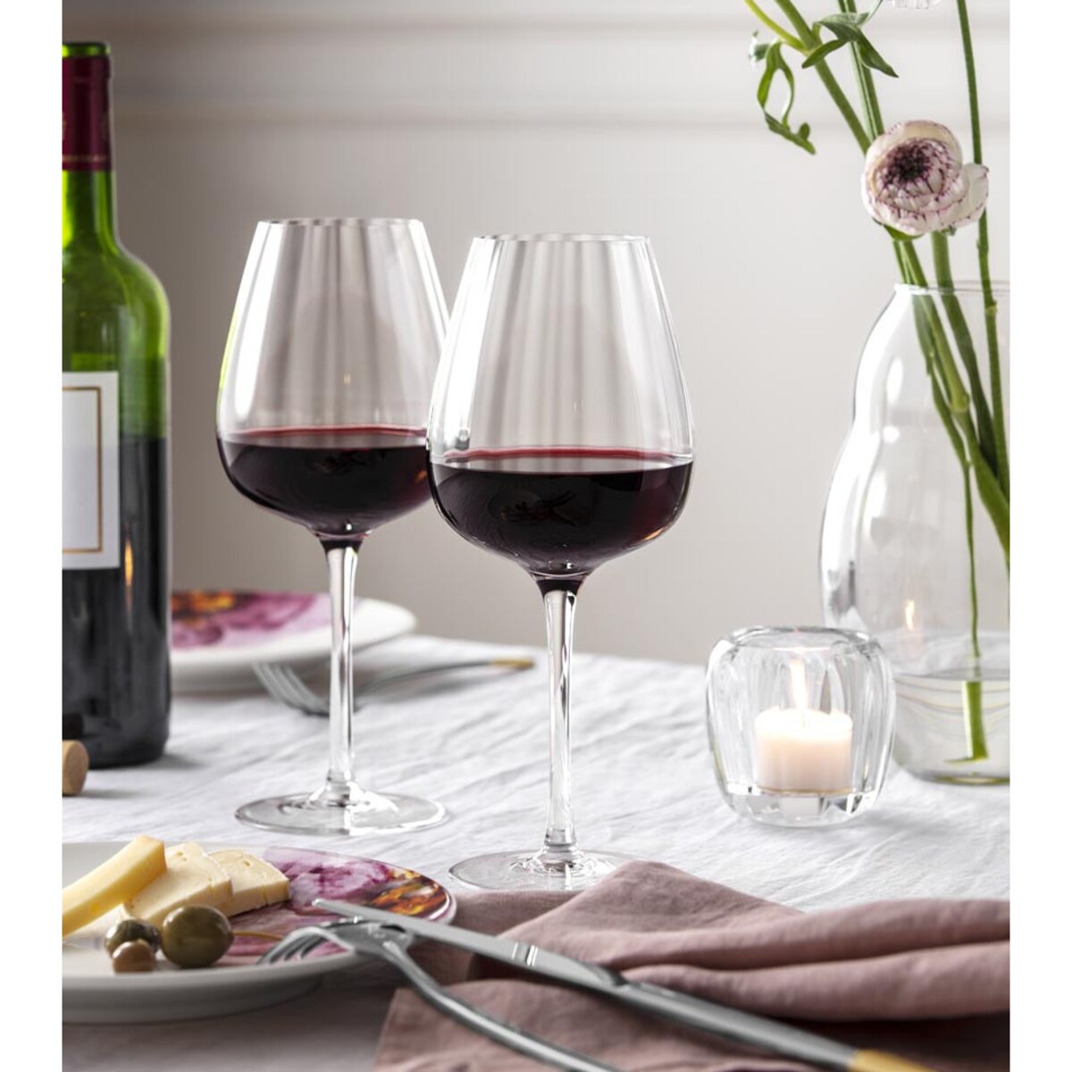 Zestaw 4 kieliszków do czerwonego wina Rose Garden, 200 ml, Villeroy & Boch