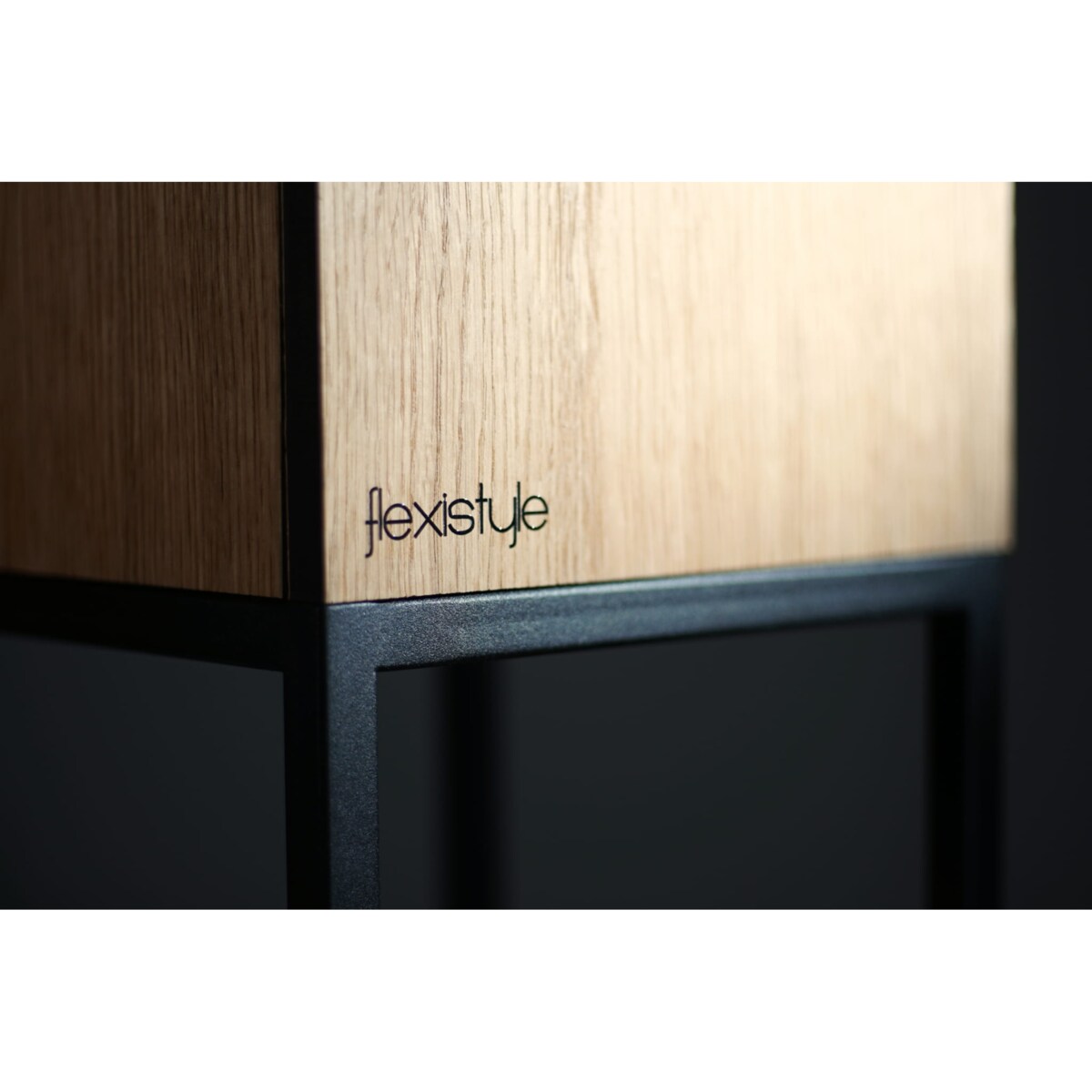 Kwietnik loftowy FIORINO dąb 62x22x50 cm