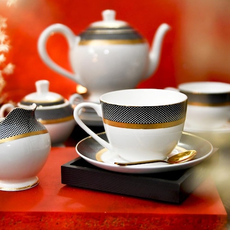 VILLA ITALIA Filiżanka do kawy herbaty 300 ml porcelanowa ROYAL LADY