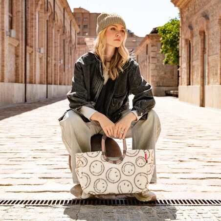 Torba LOOPSHOPPER M, smiley® teddy chocolate