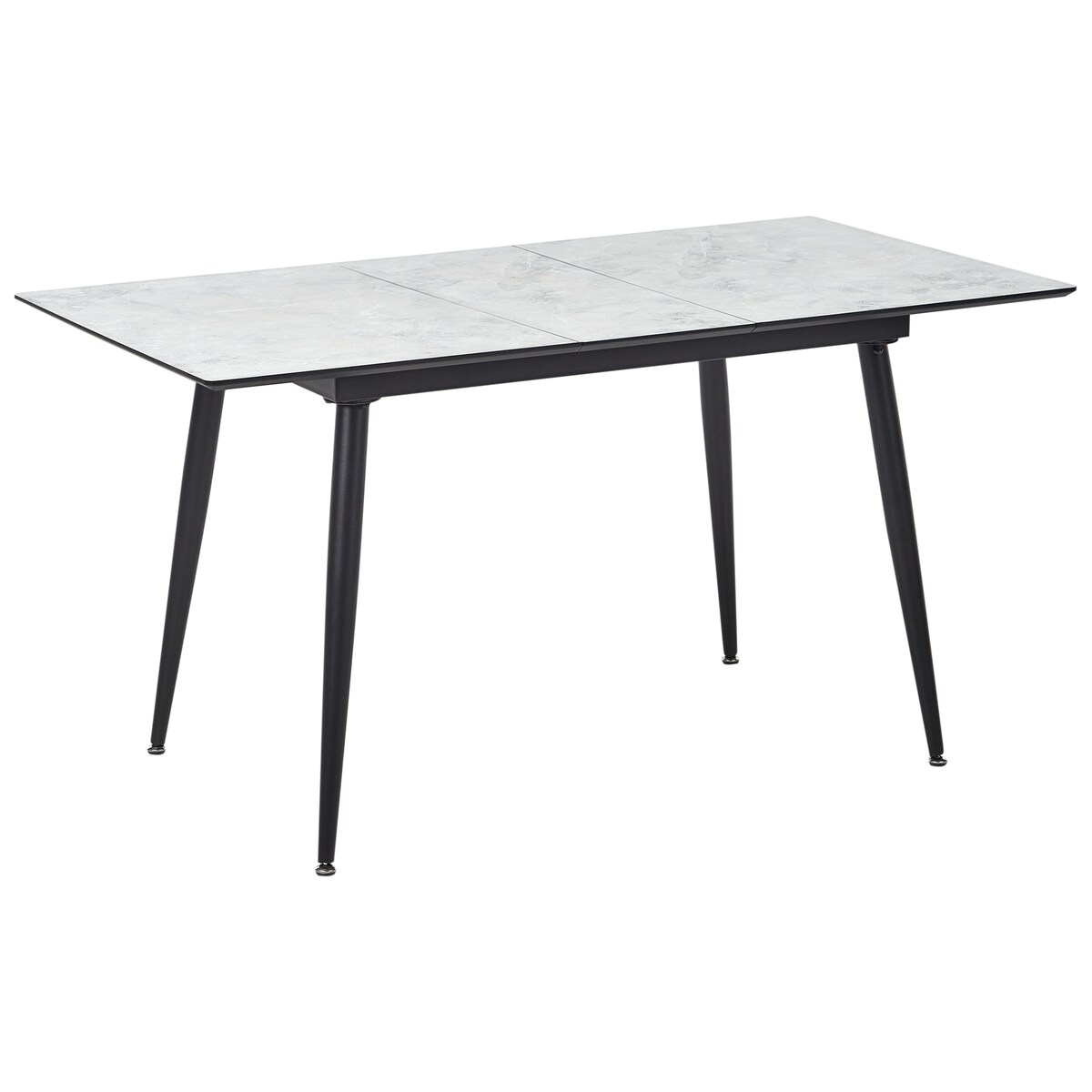 Stół do jadalni EFTALIA Biały marmur 120/150 cm 80 cm