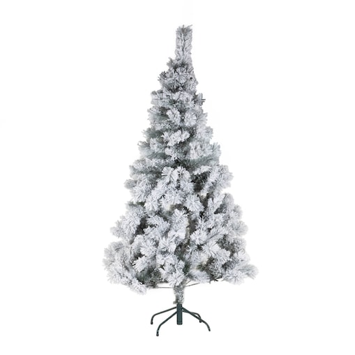 Sztuczna choinka, ośnieżona, 150 cm, tworzywo sztuczne