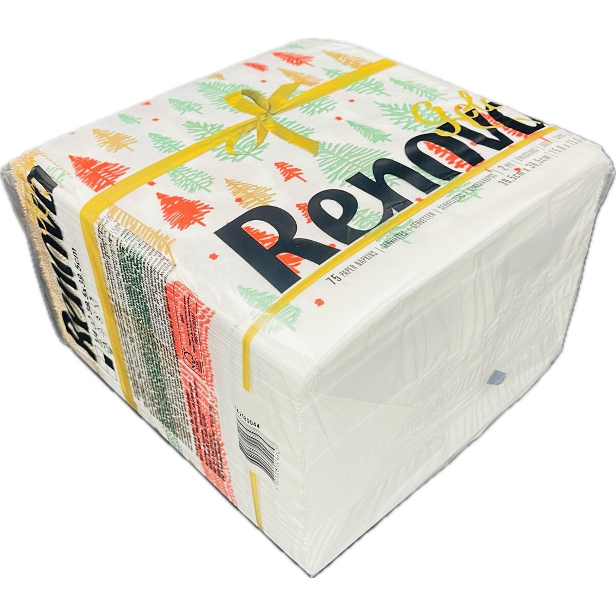 Serwetki stołowe Renova GOLD Stars&Trees 75szt