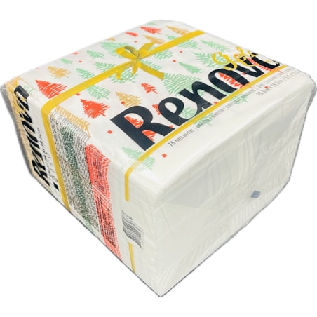 Serwetki stołowe Renova GOLD Stars&Trees 75szt