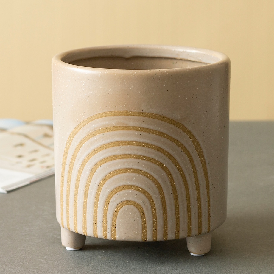 DONICA RAINBOW ceramiczna beżowa śr. 13cm