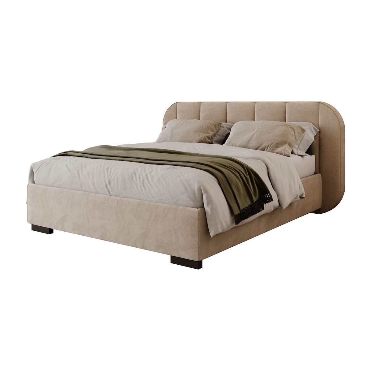 Łóżko tapicerowane AMARA, pojemnik, stelaż 32, 160x200, Royal Velvet 87170