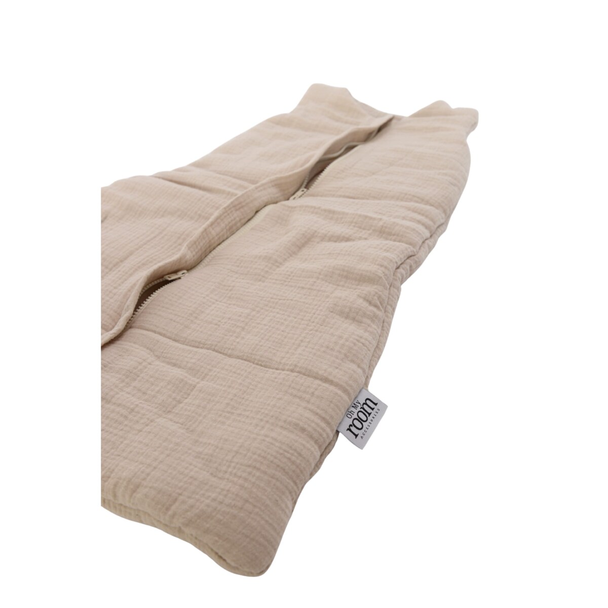 Śpiworek muślinowy do spania - boho beż S (2.5 TOG)