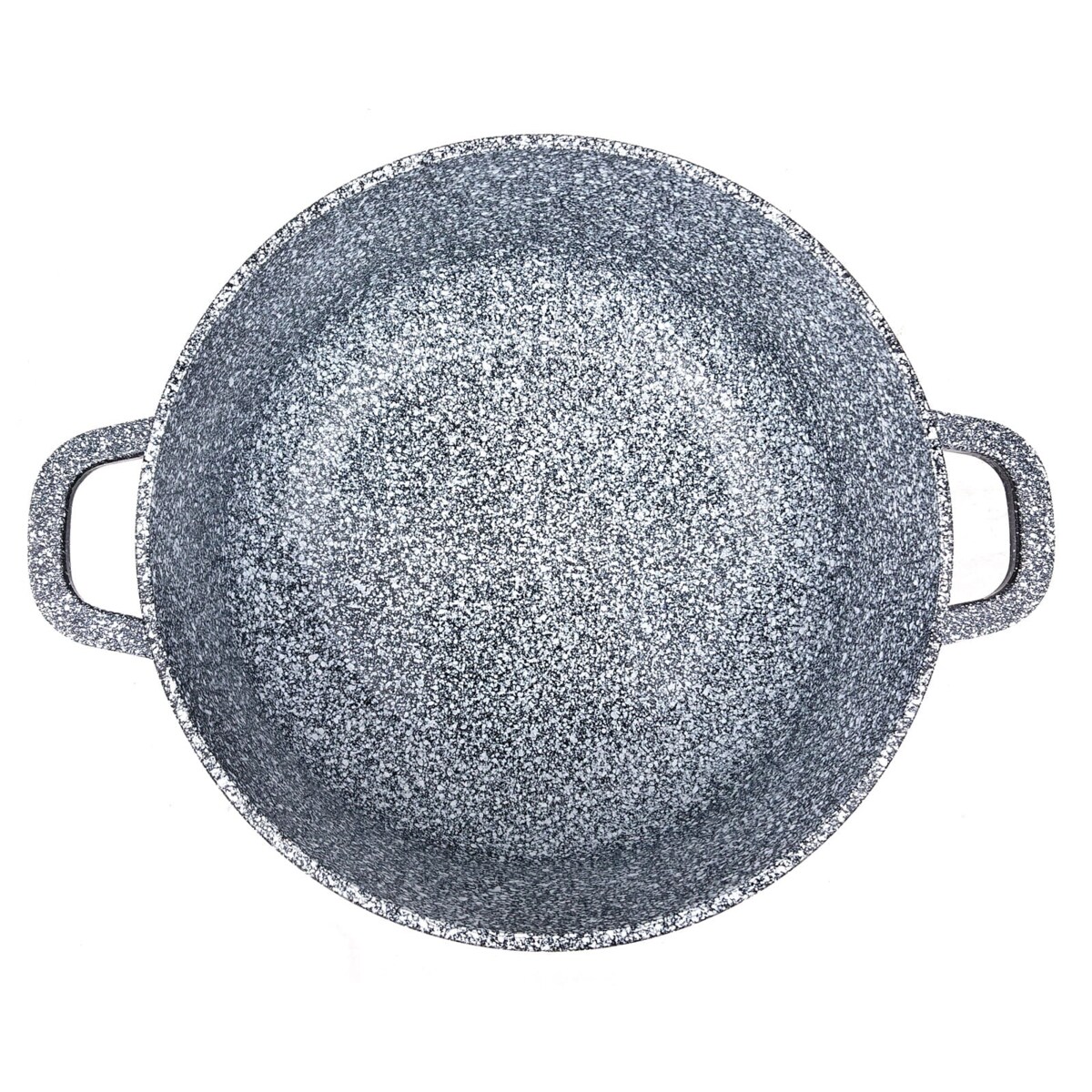 Garnek z powłoką marmurową marmurkowy szary indukcja gaz 2.3L 20cm KLAUSBERG