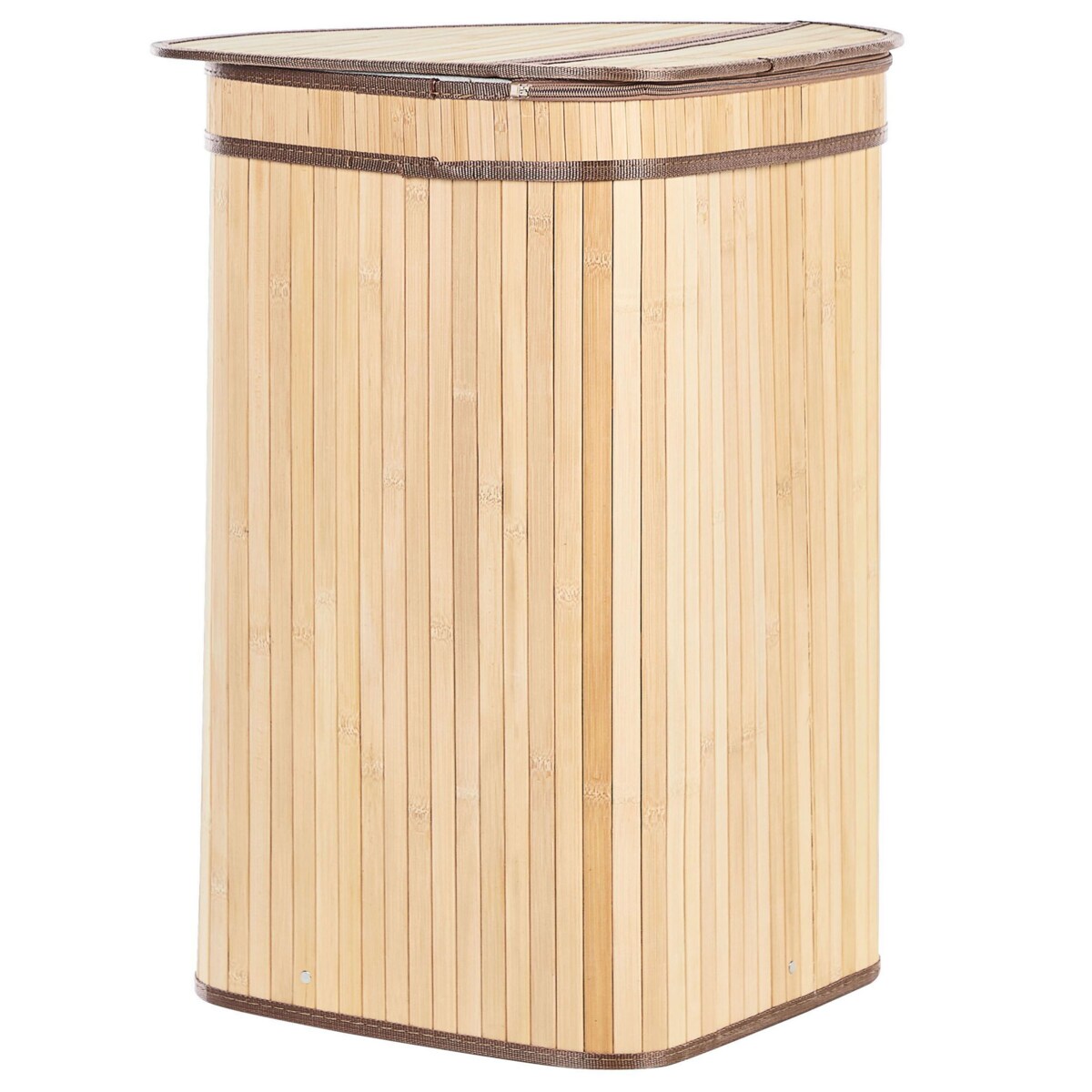 Kosz bambusowy z pokrywką jasne drewno BADULLA