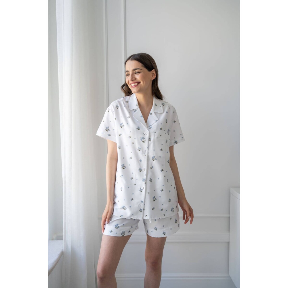 Piżama Niezapominajki krótka S