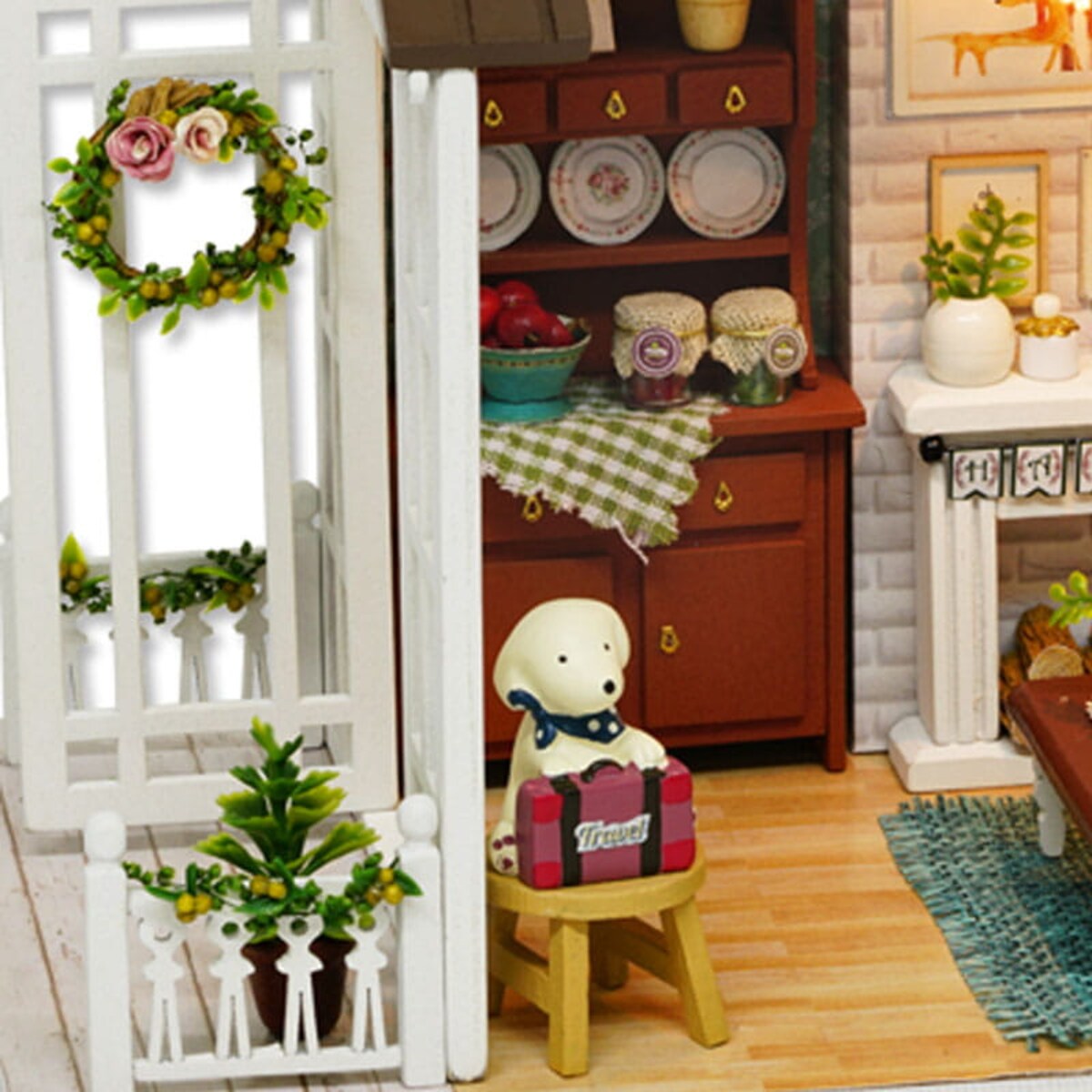 Miniaturowy domek - Domek na wsi