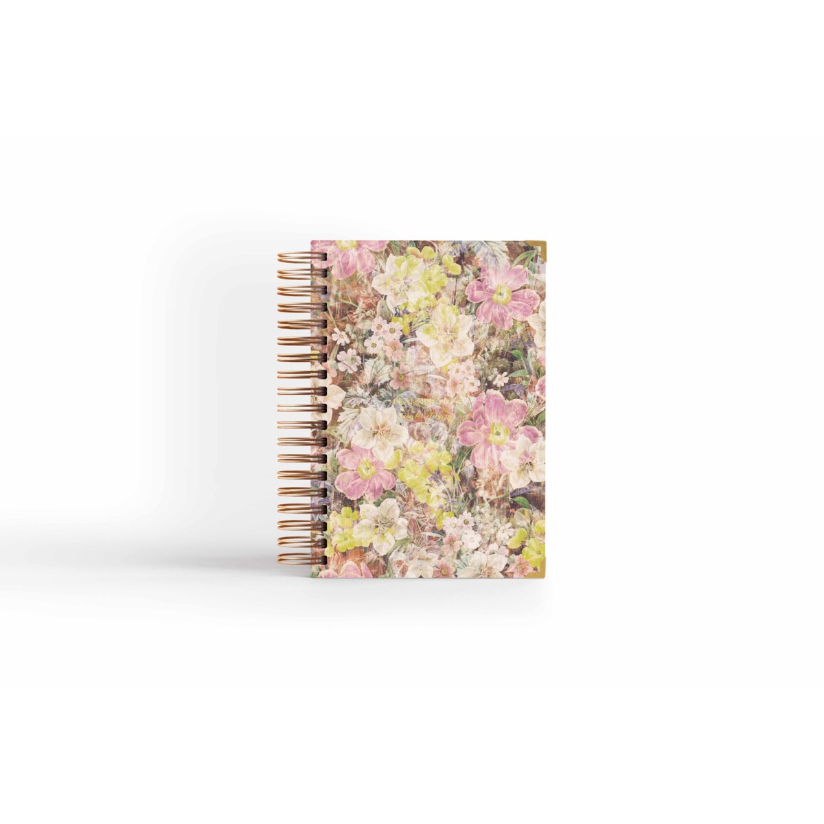 Planner dzienny na spirali 2025 – Vintage Floral