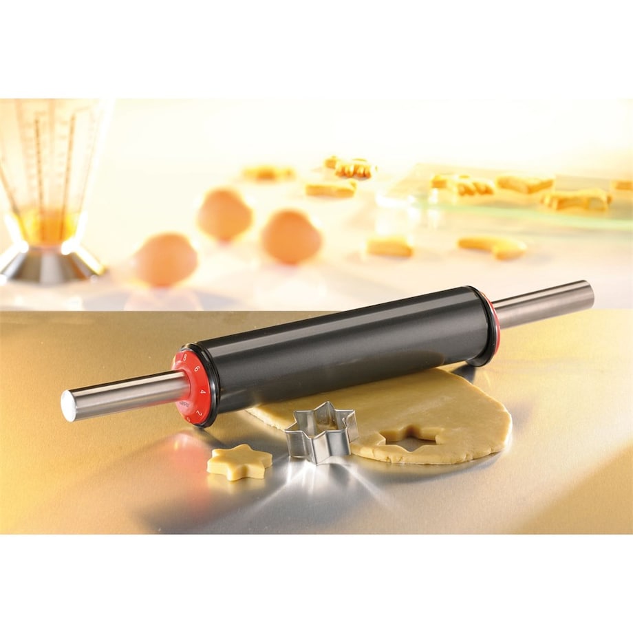 Wałek do ciasta z regulacją grubości, profesjonalny przyrząd do kuchni