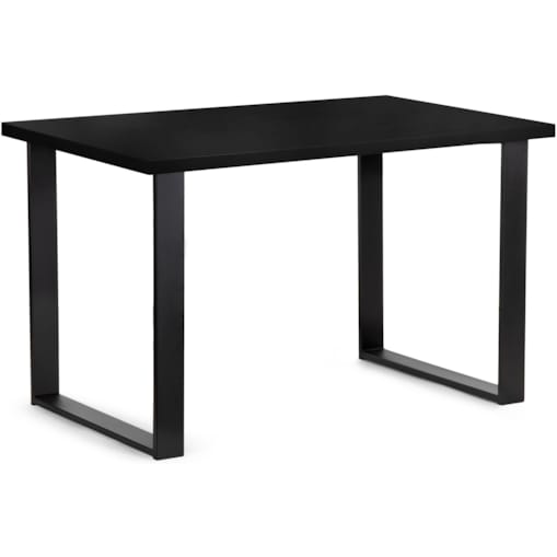 KONSIMO CETO Stół w industrialnym stylu matowy czarny