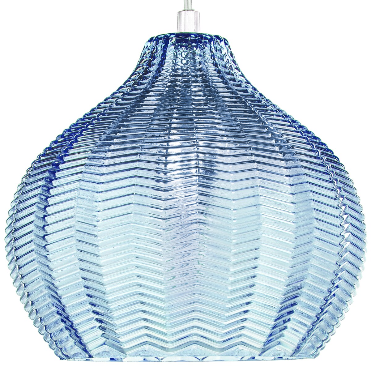 Lampa wisząca KEILA Szkło Niebieski