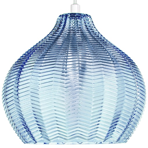 Lampa wisząca KEILA Szkło Niebieski