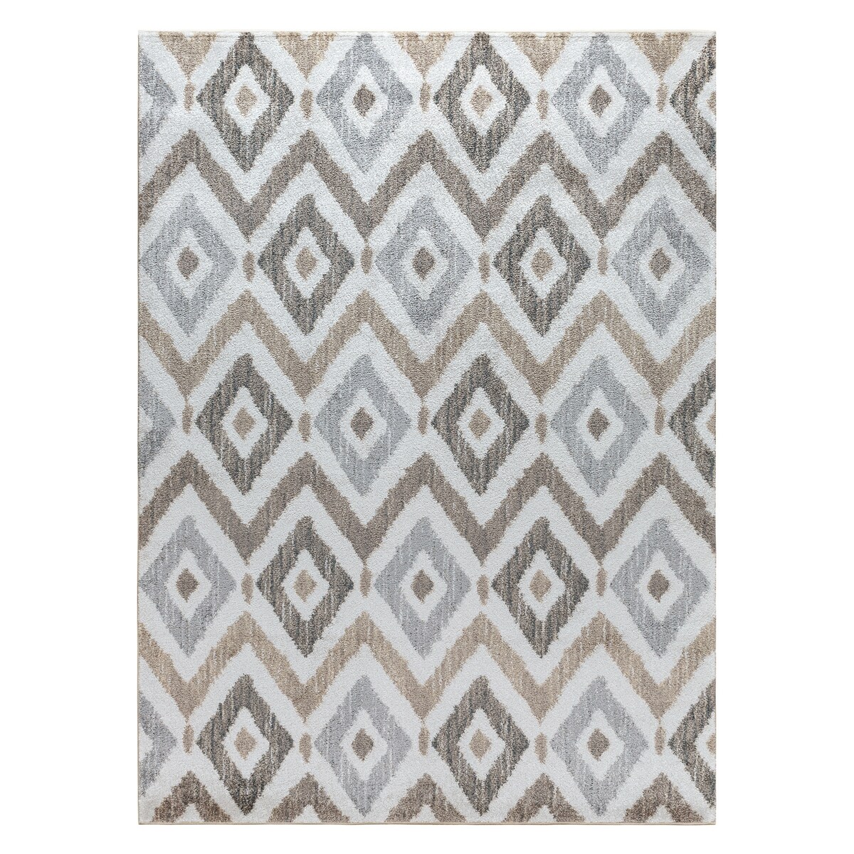 Dywan SOFT 6024 ROMBY krem / beż / brąz 80x150 cm