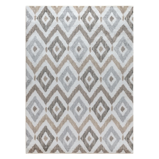 Dywan SOFT 6024 ROMBY krem / beż / brąz 80x150 cm