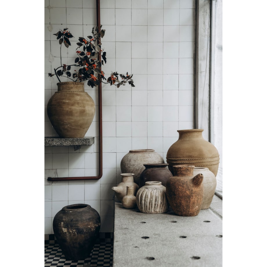 Wazon z terakoty NILA, W: 30 cm