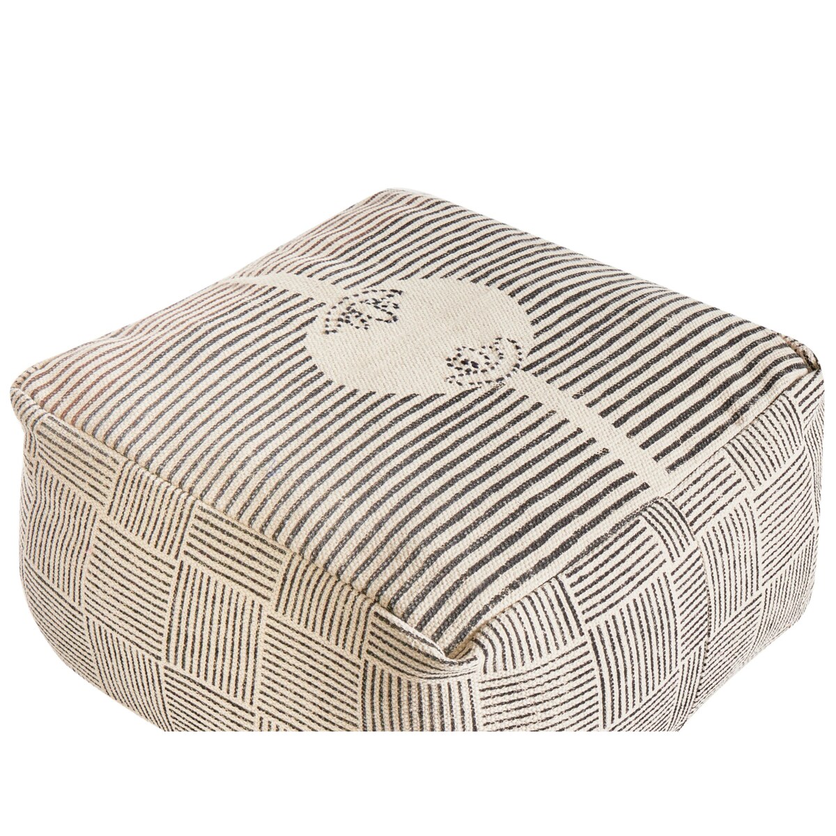 Puf LUTZ Bawełna Szary