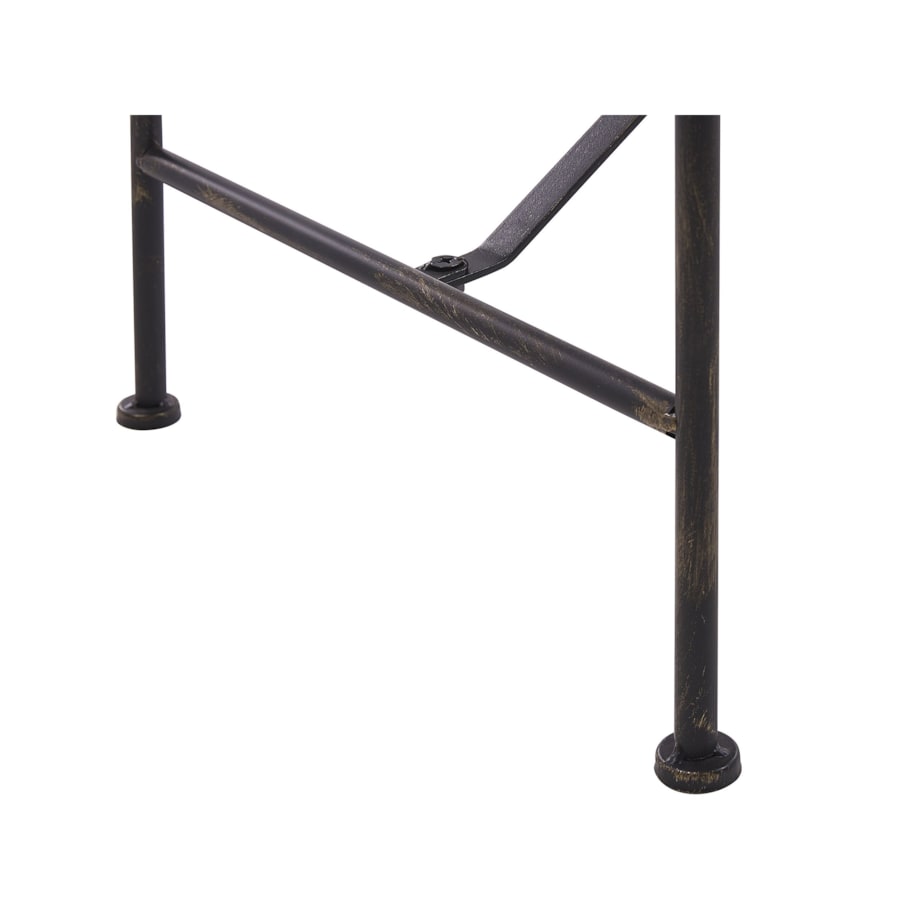 Ławka ogrodowa MILAZZO 130 cm Metal Czarny
