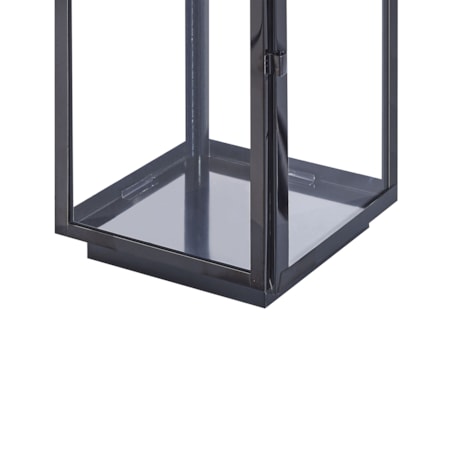 Lampion stalowy 54 cm czarny BALI