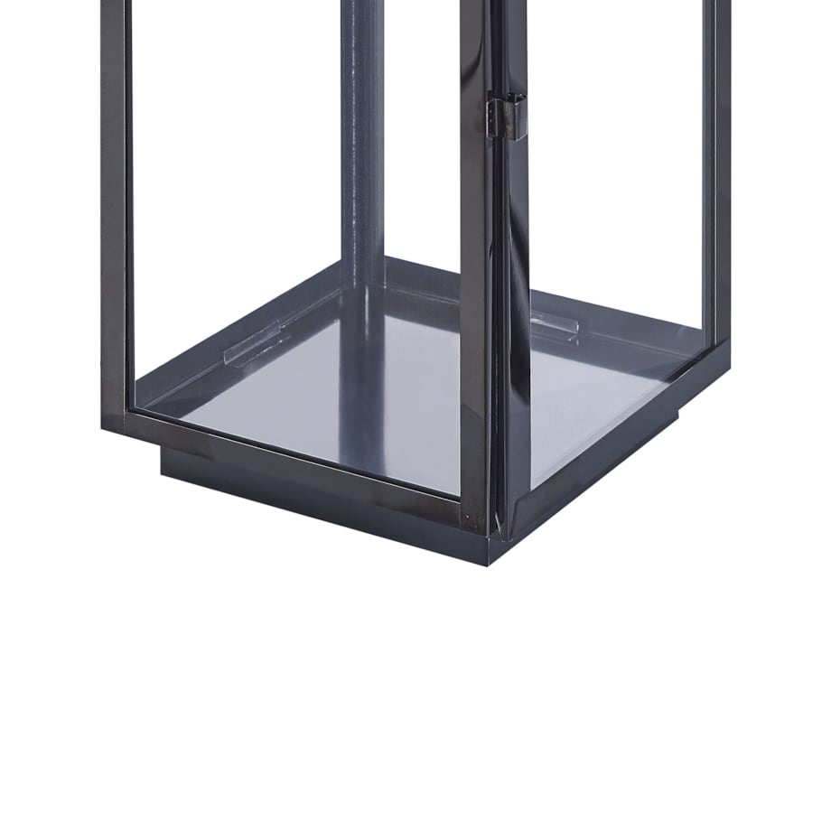 Lampion stalowy 54 cm czarny BALI