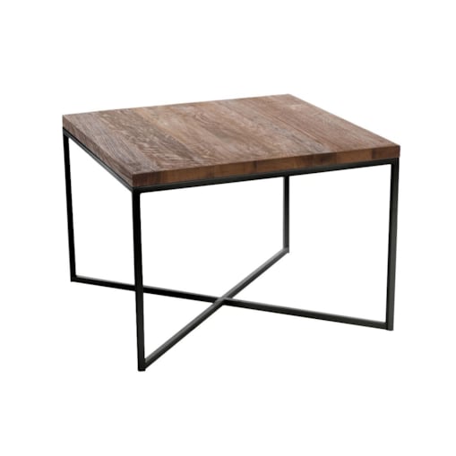 Ręcznie wykonany stolik kawowy Taco dąb 60x60 cm