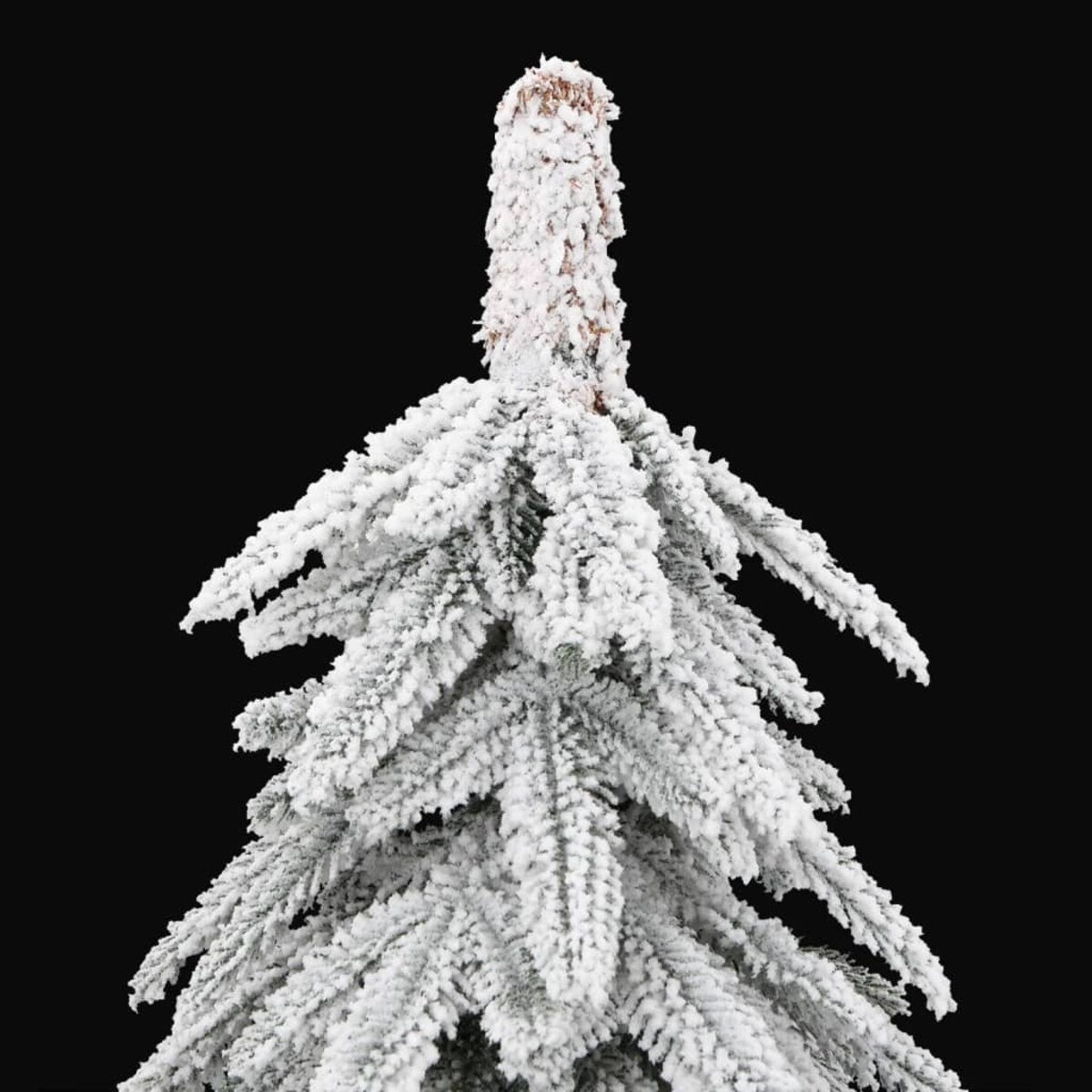 vidaXL Sztuczna choinka, ośnieżona, 210 cm