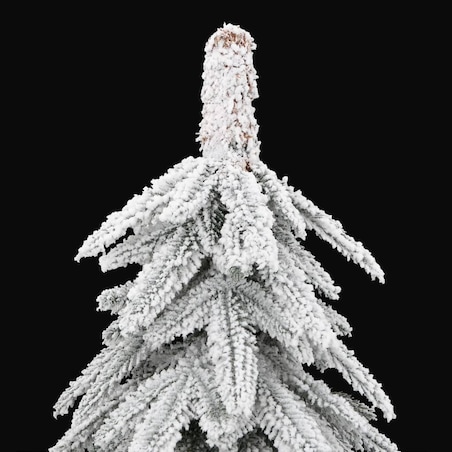 vidaXL Sztuczna choinka, ośnieżona, 210 cm