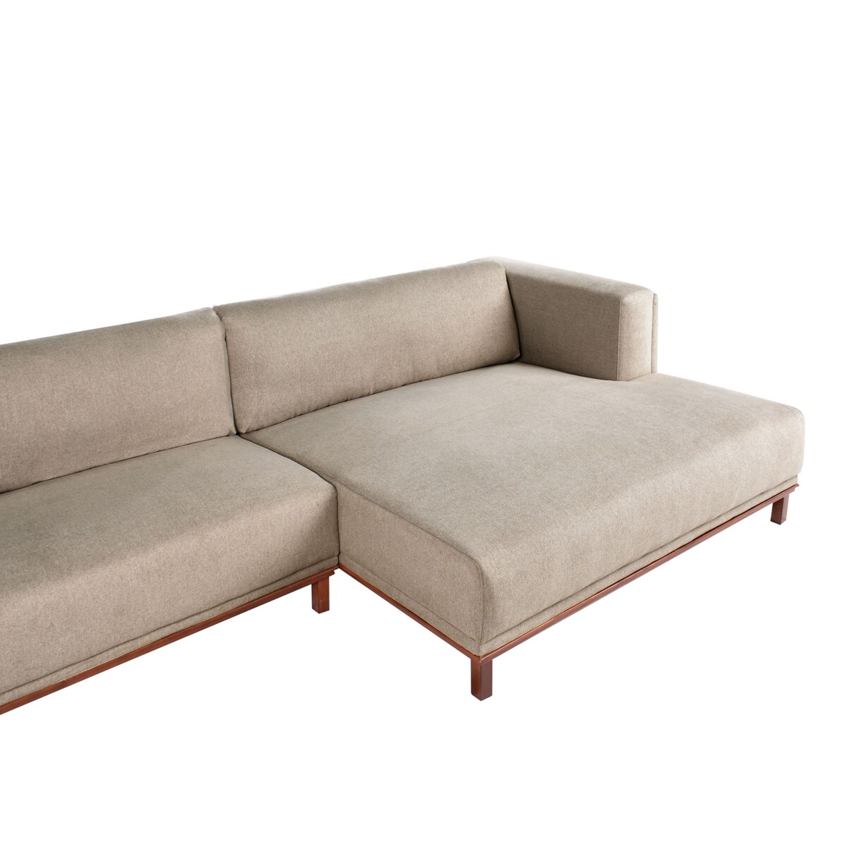 Narożnik VENG Beżowoszary dla 4 osób