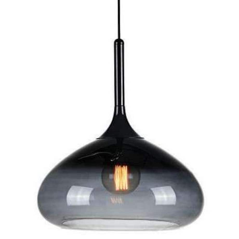 Wisząca LAMPA loftowa COOPER 106394 Markslojd szklana OPRAWA zwis czarny