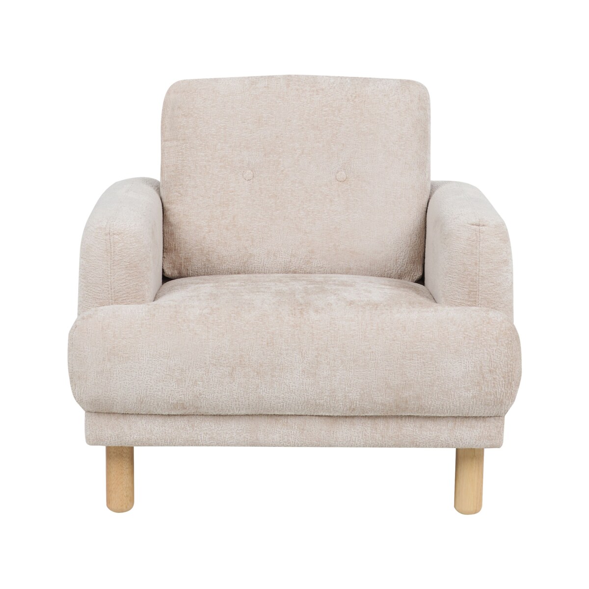 Fotel Boucle Beżowy TUVE