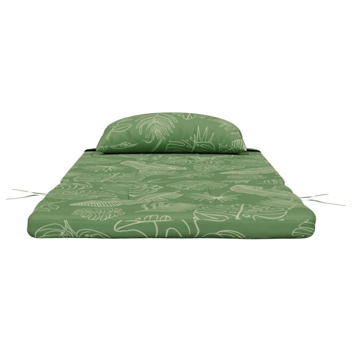 vidaXL Poduszki na krzesła Adirondack, 2 szt., wzór w liście, tkanina