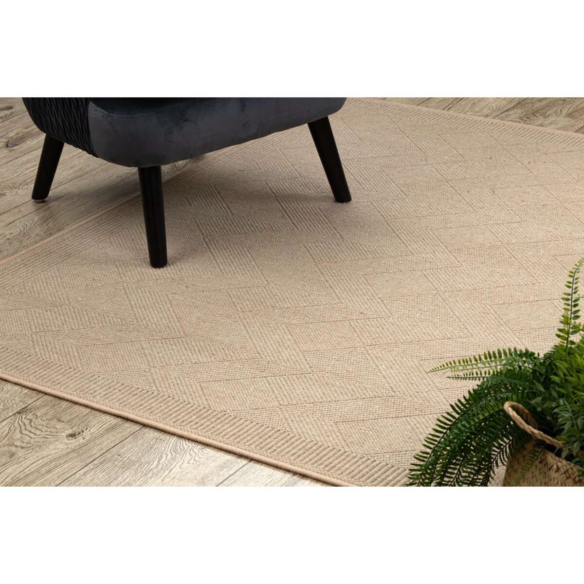 Dywan wełniany VILLA 7636/77800 Zygzak 160x230 cm