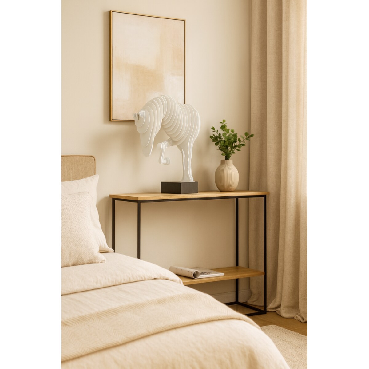 FIGURKA DEKORACYJNA SOLERRO BIAŁY