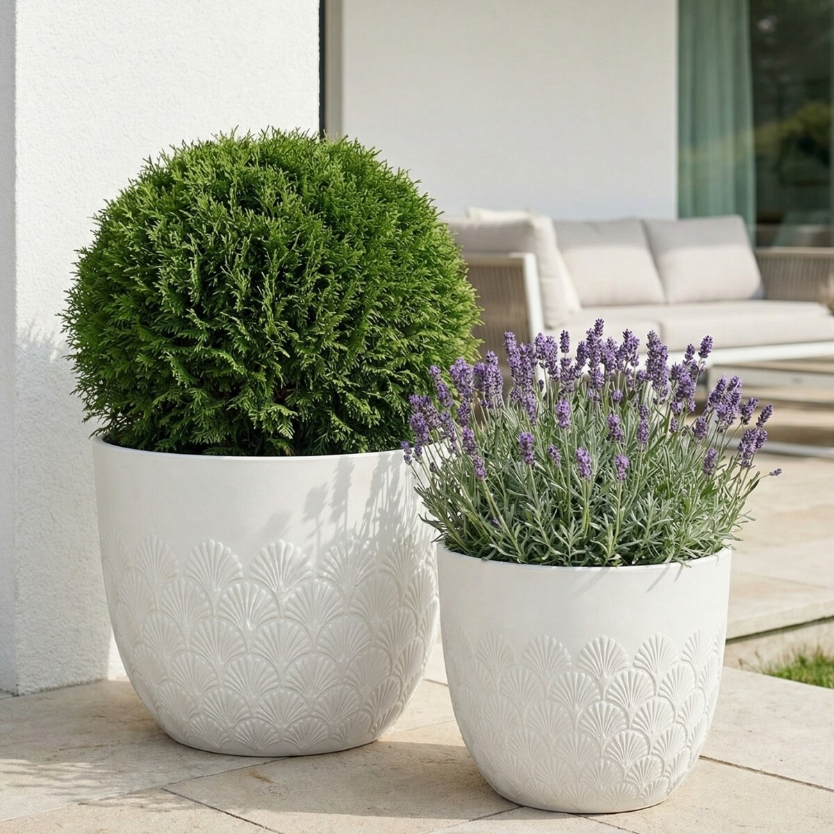 Donica Melody 40,6x40,6x35,6 cm biała