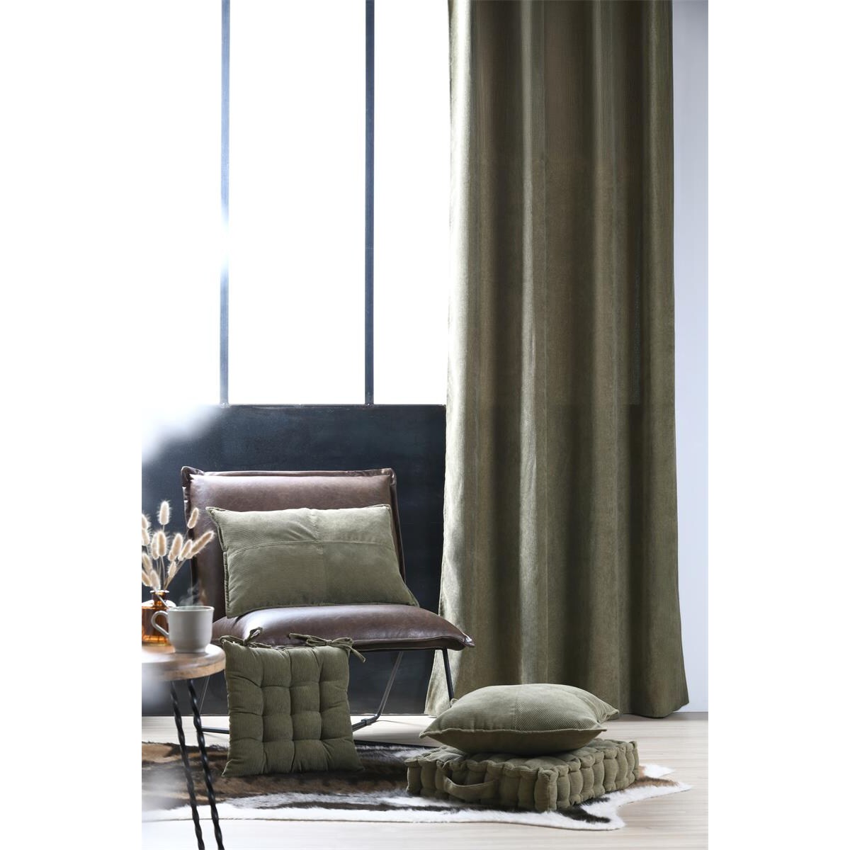 Pikowana poduszka na krzesło, DANDY, 38 x 38 cm